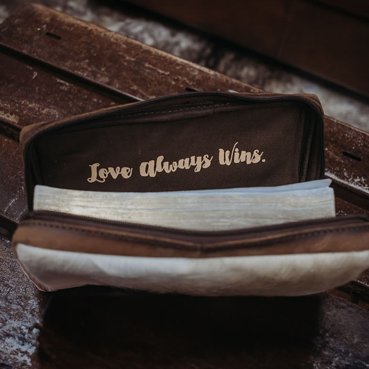 Cowhide Bible Cover