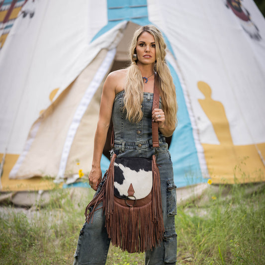 Indie Cowhide Saddle Bag