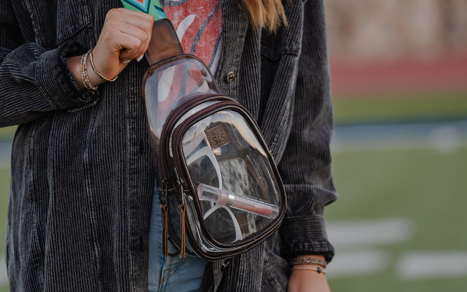 Shop STS Ranchwear's Stadium Rules collection for handbags compliant with most venues handbag policies.