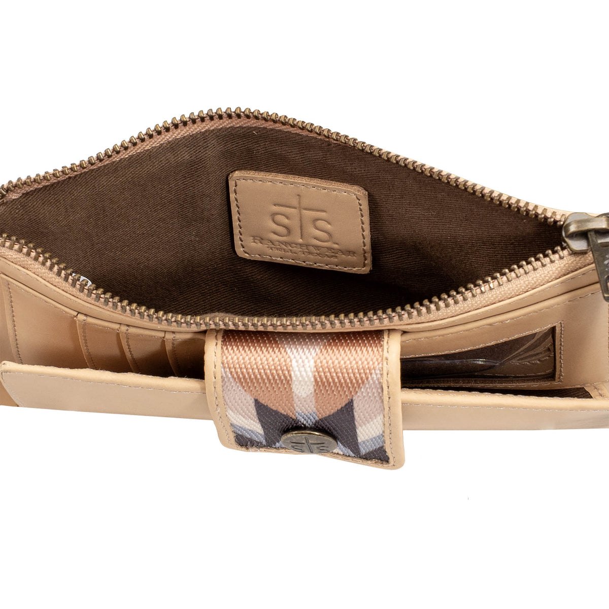 Basic Bliss Buckskin Haley Bifold Wristlet