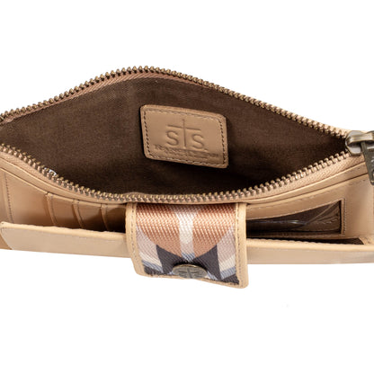 Basic Bliss Buckskin Haley Bifold Wristlet