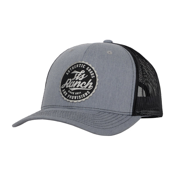 STS Bottle Cap Patch Hat - Gray & Black