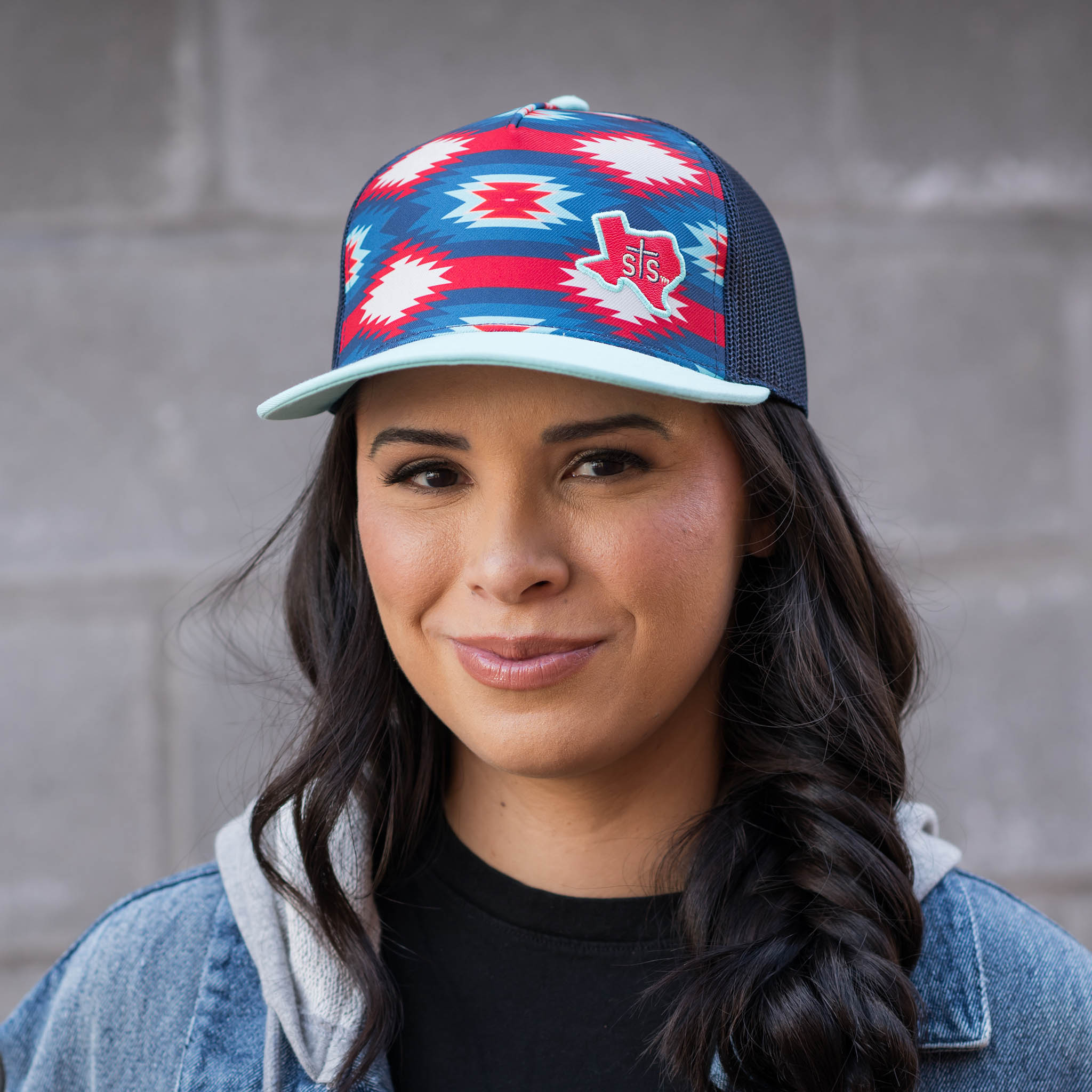 STS Leather Texas Patch Hat - Aztec