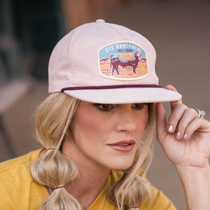 STS Bullscape Patch Hat - Peach