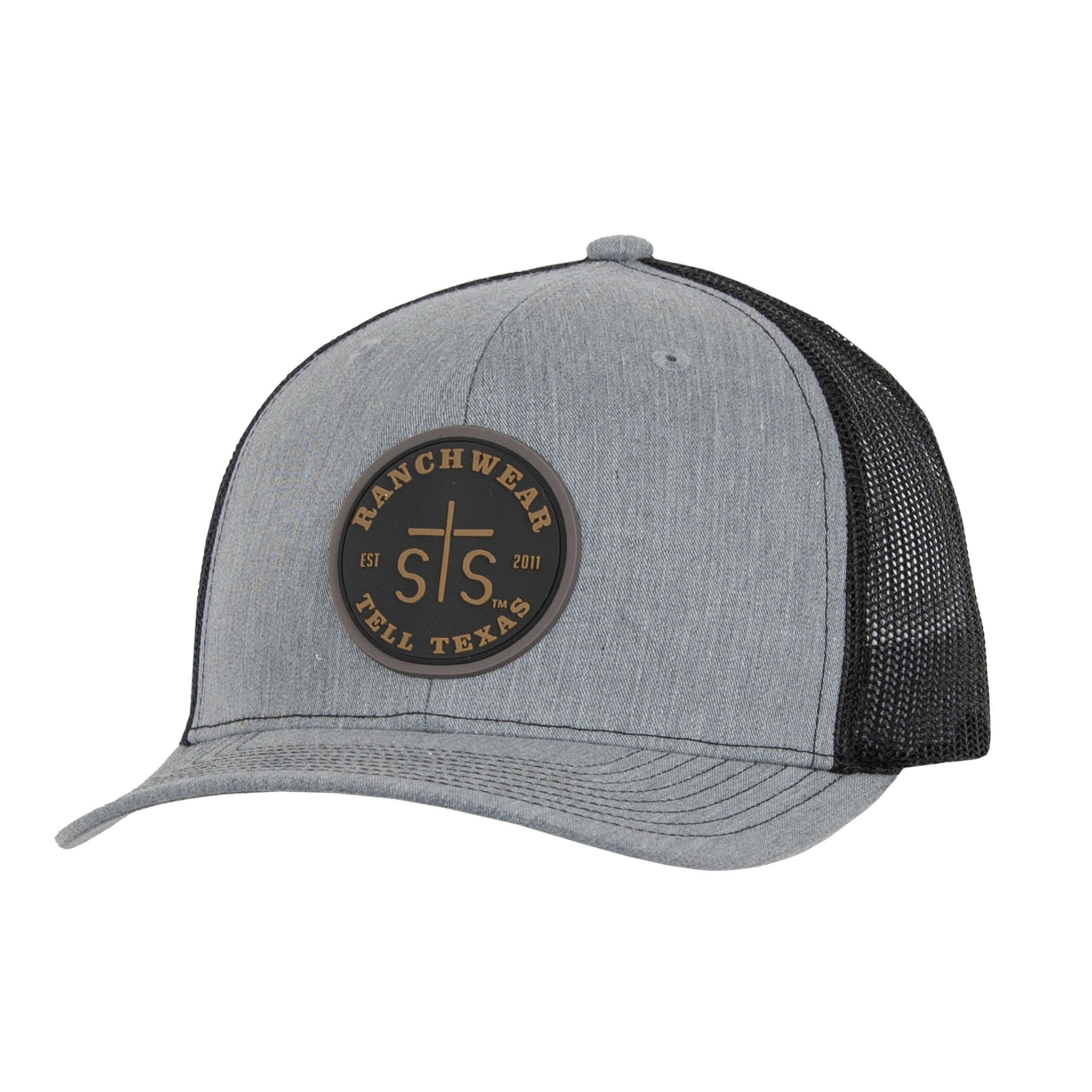 Leather Patch Logo Beanie - Charcoal Heather Leather Patch Logo Beanie - Charcoal Heather
