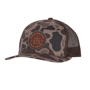 STS Red Rubber Patch Hat - Duck Camo & Brown
