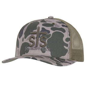STS Puff Embroidery Hat - Marsh Duck Camo