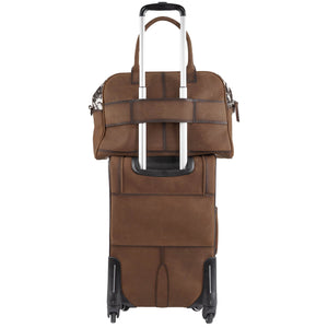 Cowhide Rolling Suitcase