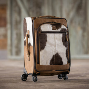 Cowhide Rolling Suitcase