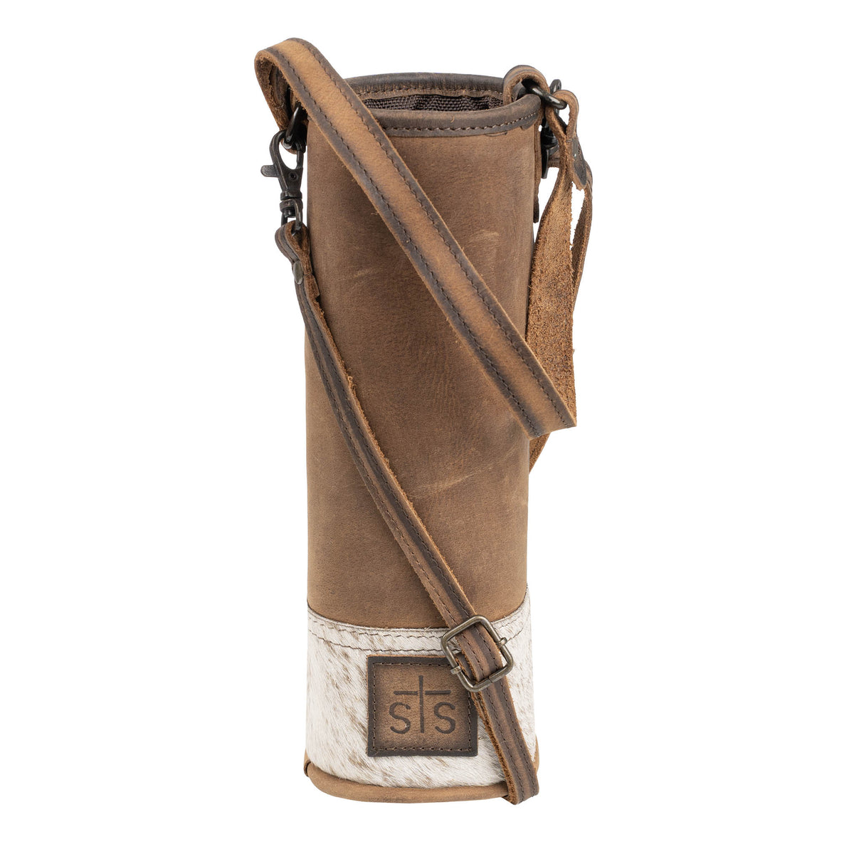 Cowhide Single Wine Bag