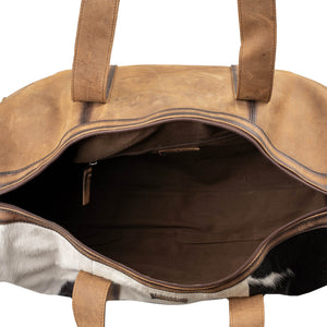 Cowhide Saltillo Duffle