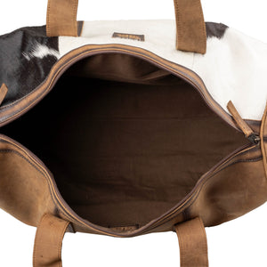 Cowhide Saltillo Duffle