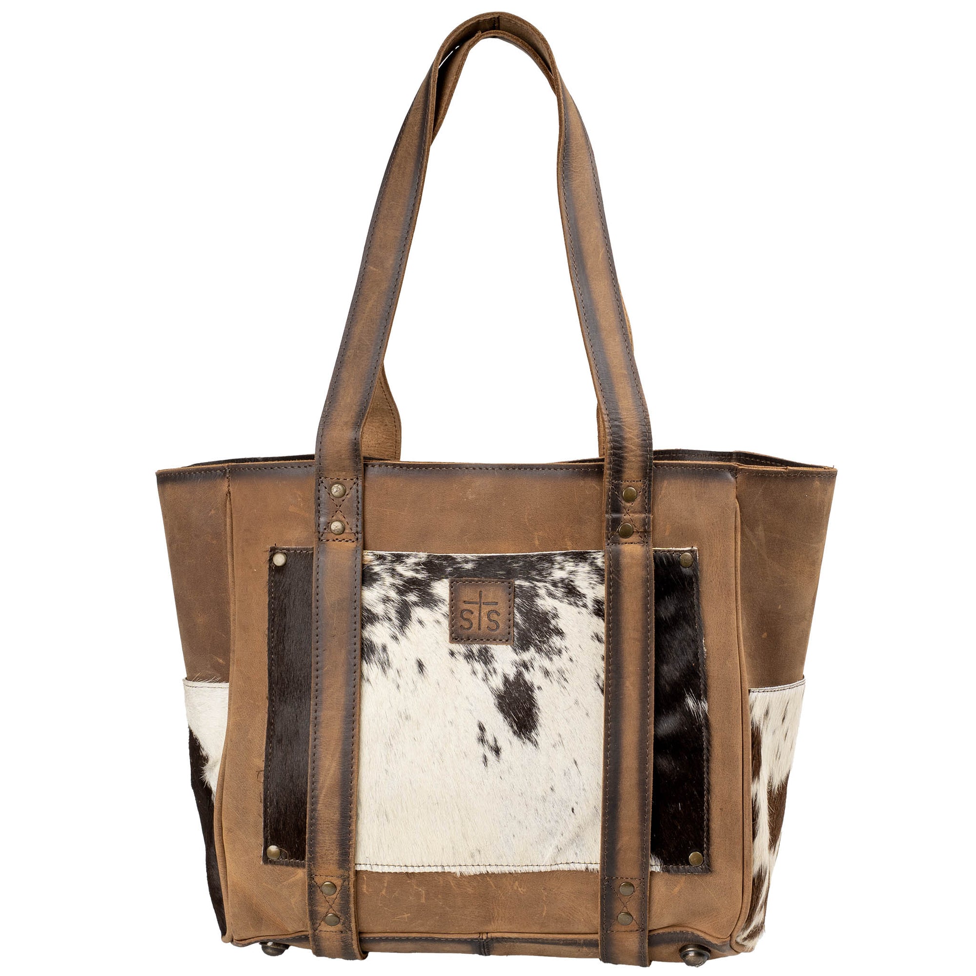 Cowhide Trinity Tote - STS Ranchwear