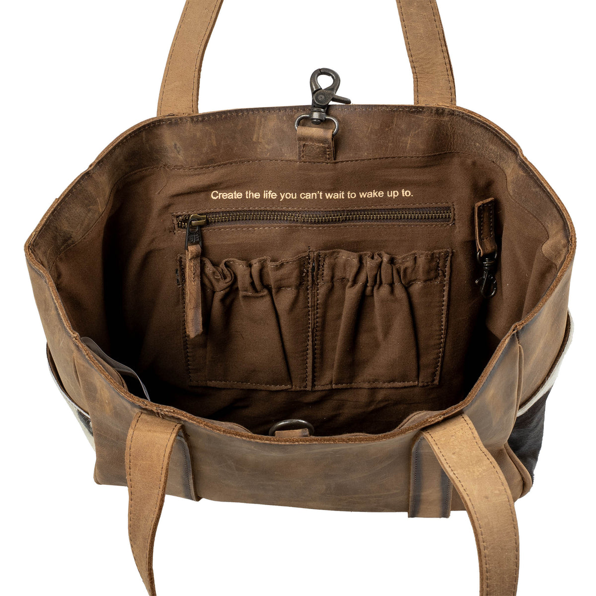Cowhide Trinity Tote