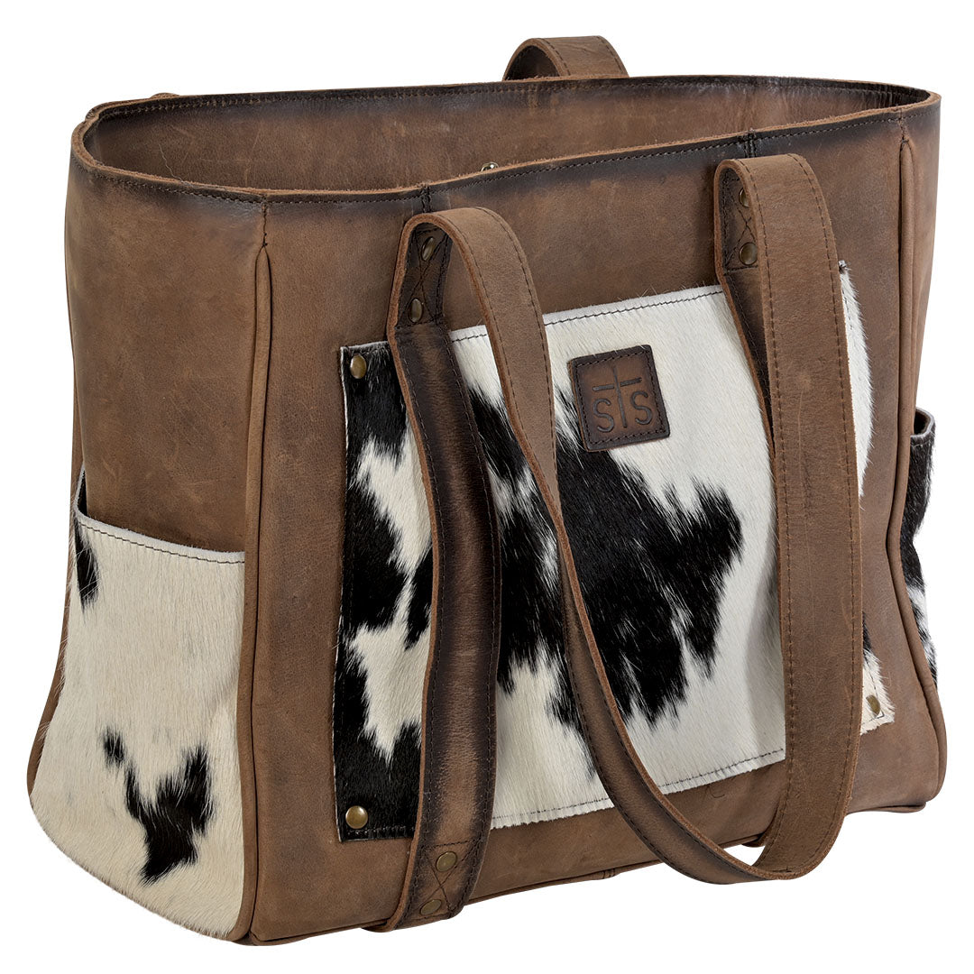 STS Chaps Diamond Cowhide Concealed Carry Tote Bag – Leanin' Pole