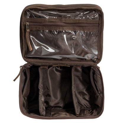 Cowhide Glamour Makeup Organizer