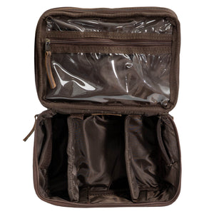 Cowhide Glamour Makeup Organizer