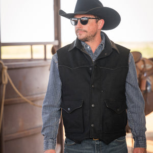 Men's Lariat Vest - Black