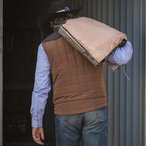 Men's Ogden Vest - Brown