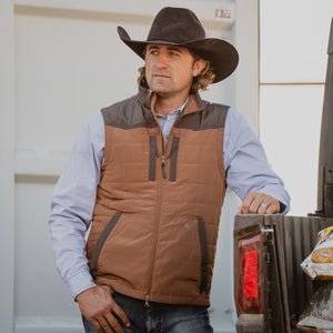 Men's Ogden Vest - Brown