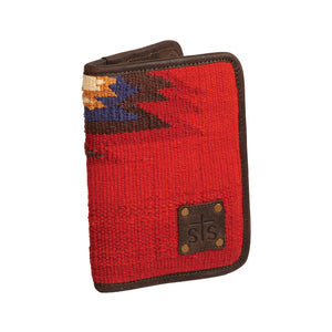 Crimson Sun Magnetic Wallet