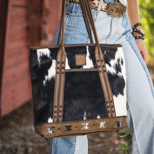 Roswell Cowhide Tote