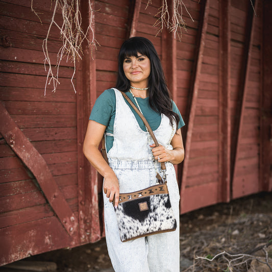 Roswell Cowhide Vivian Crossbody