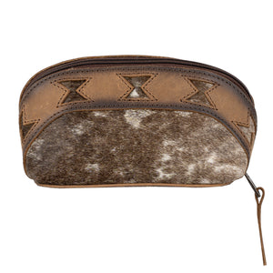 Roswell Cowhide Belle Makeup Pouch