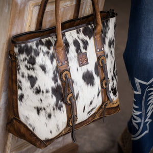 Guadalupe Cowhide All-In Tote