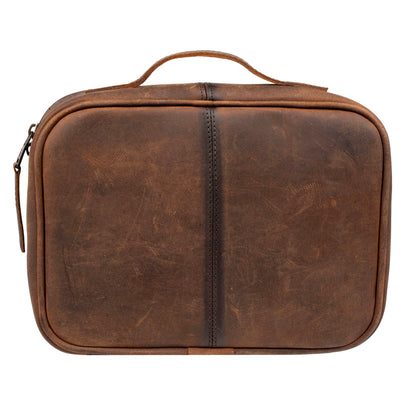 Cowhide Yukon Makeup Organizer