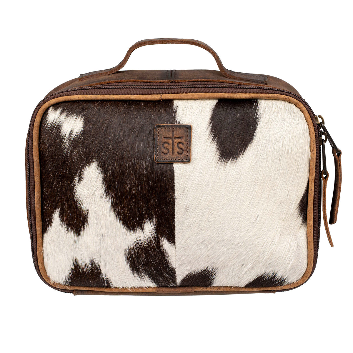 Cowhide Yukon Makeup Organizer