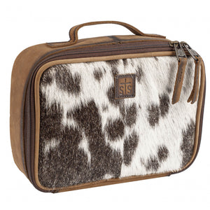 Cowhide Yukon Makeup Organizer