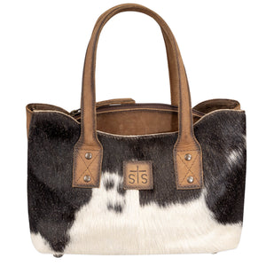 Cowhide Josie Satchel