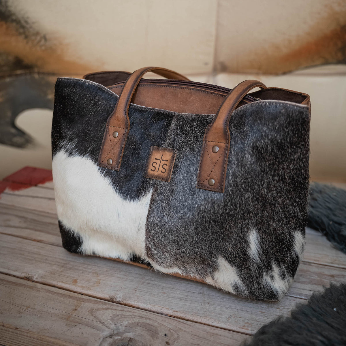 Cowhide Josie Tote