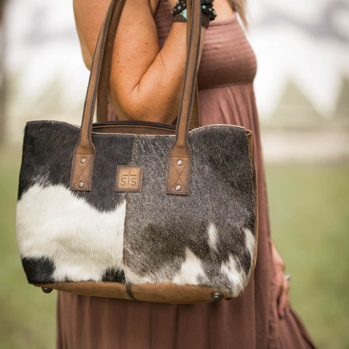 Cowhide Josie Tote