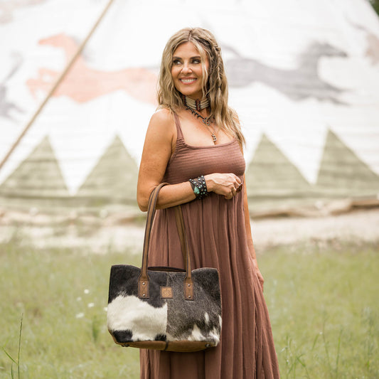 Cowhide Josie Tote