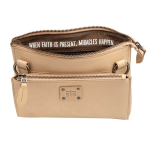 Basic Bliss Buckskin Lily Crossbody