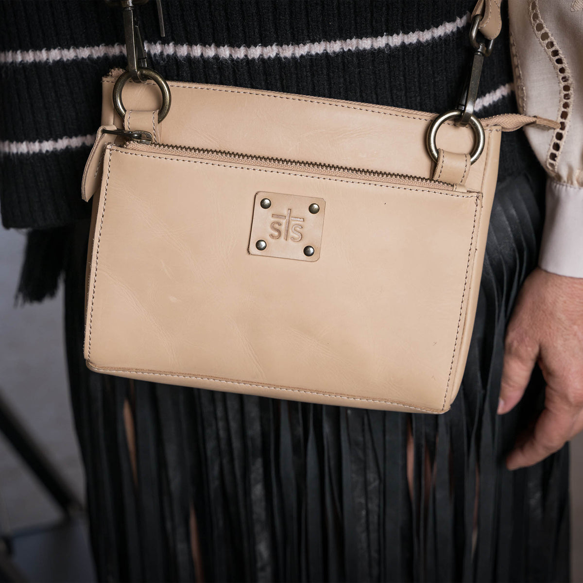 Basic Bliss Buckskin Lily Crossbody