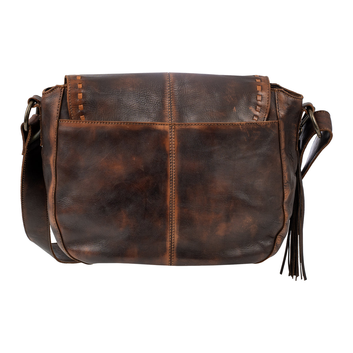 Bandera Chocolate Saddle Hobo Bag