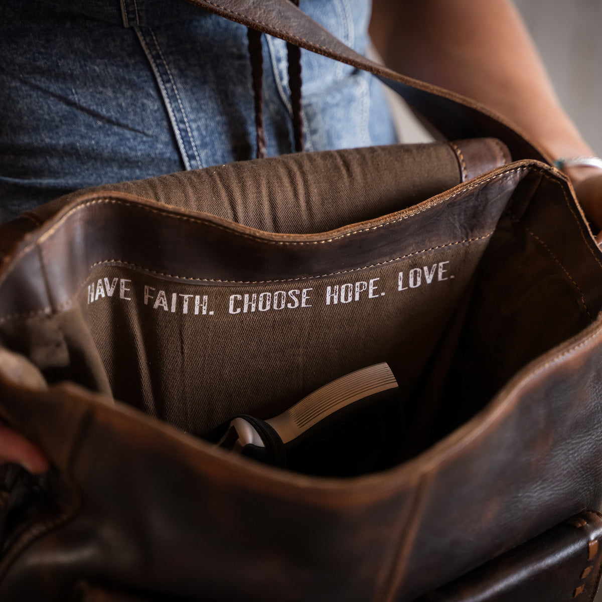 Bandera Chocolate Saddle Hobo Bag