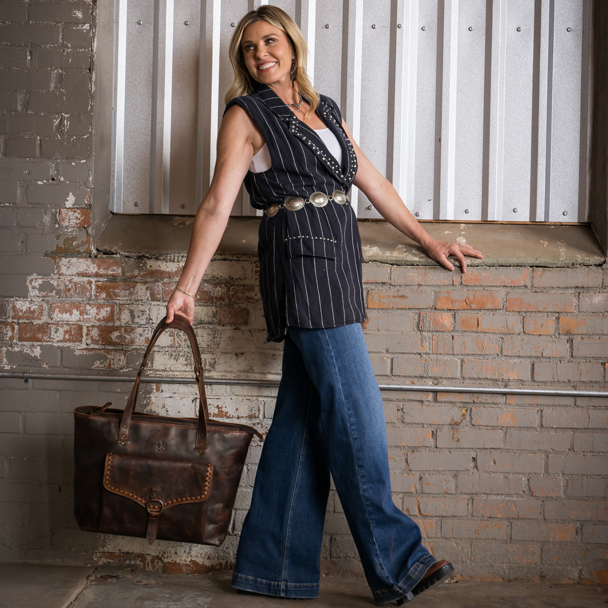 Bandera Chocolate Carry-All Tote