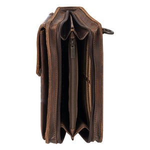 Bandera Chocolate Quickdraw Crossbody Wallet