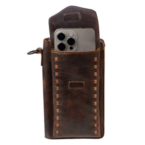 Bandera Chocolate Quickdraw Crossbody Wallet
