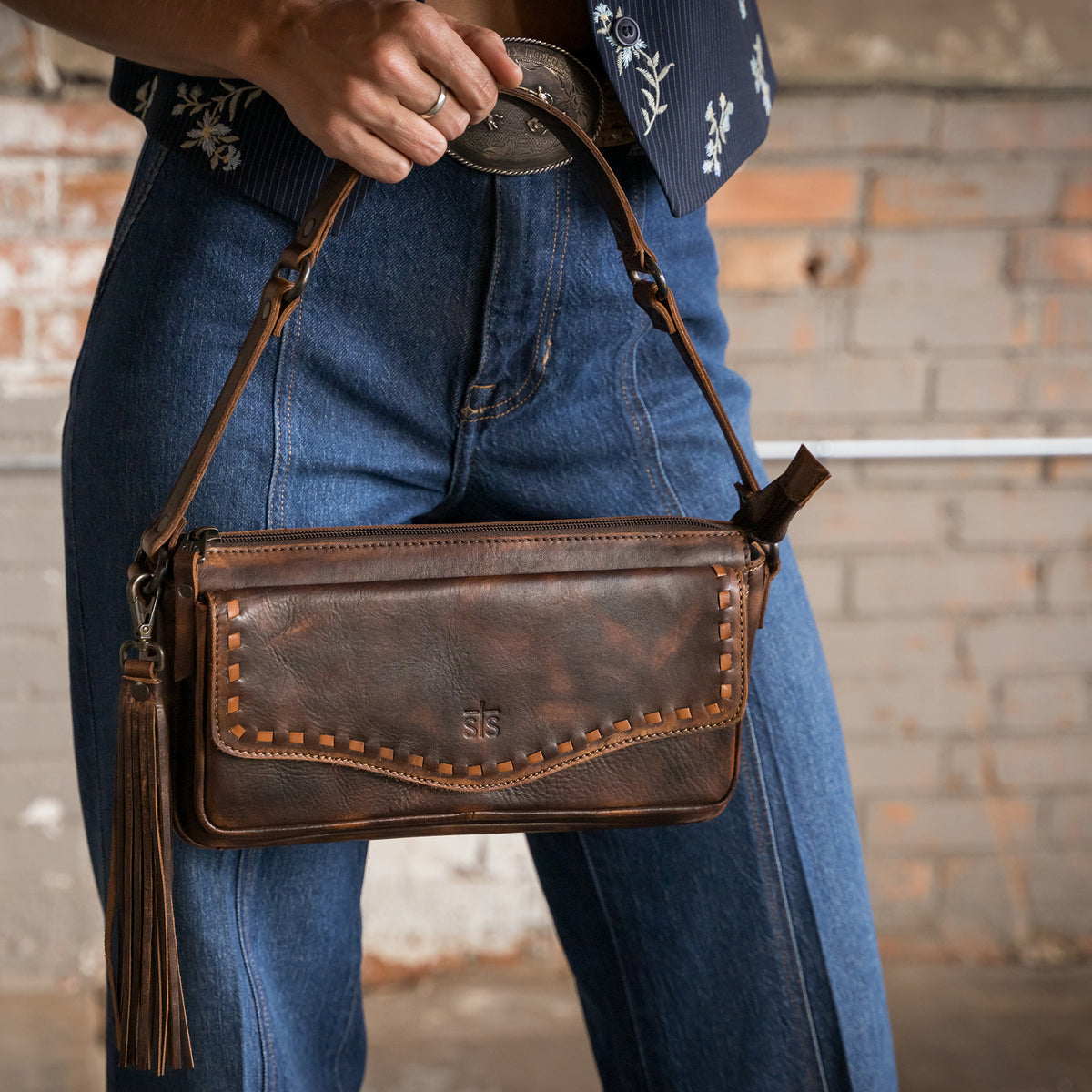 Bandera Chocolate Shoulder Bag
