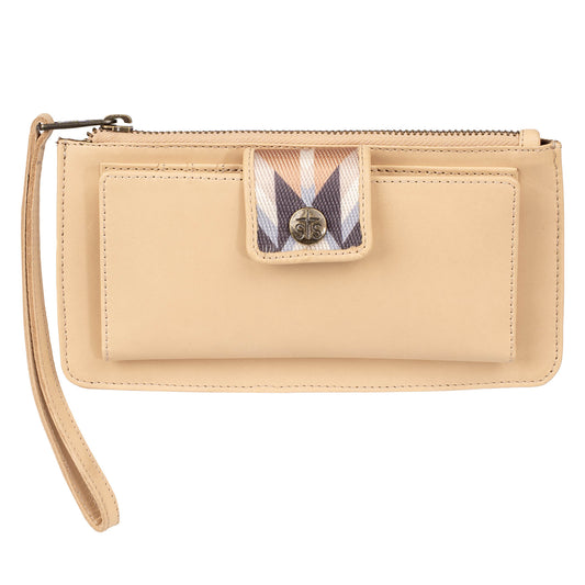 Basic Bliss Buckskin Haley Bifold Wristlet