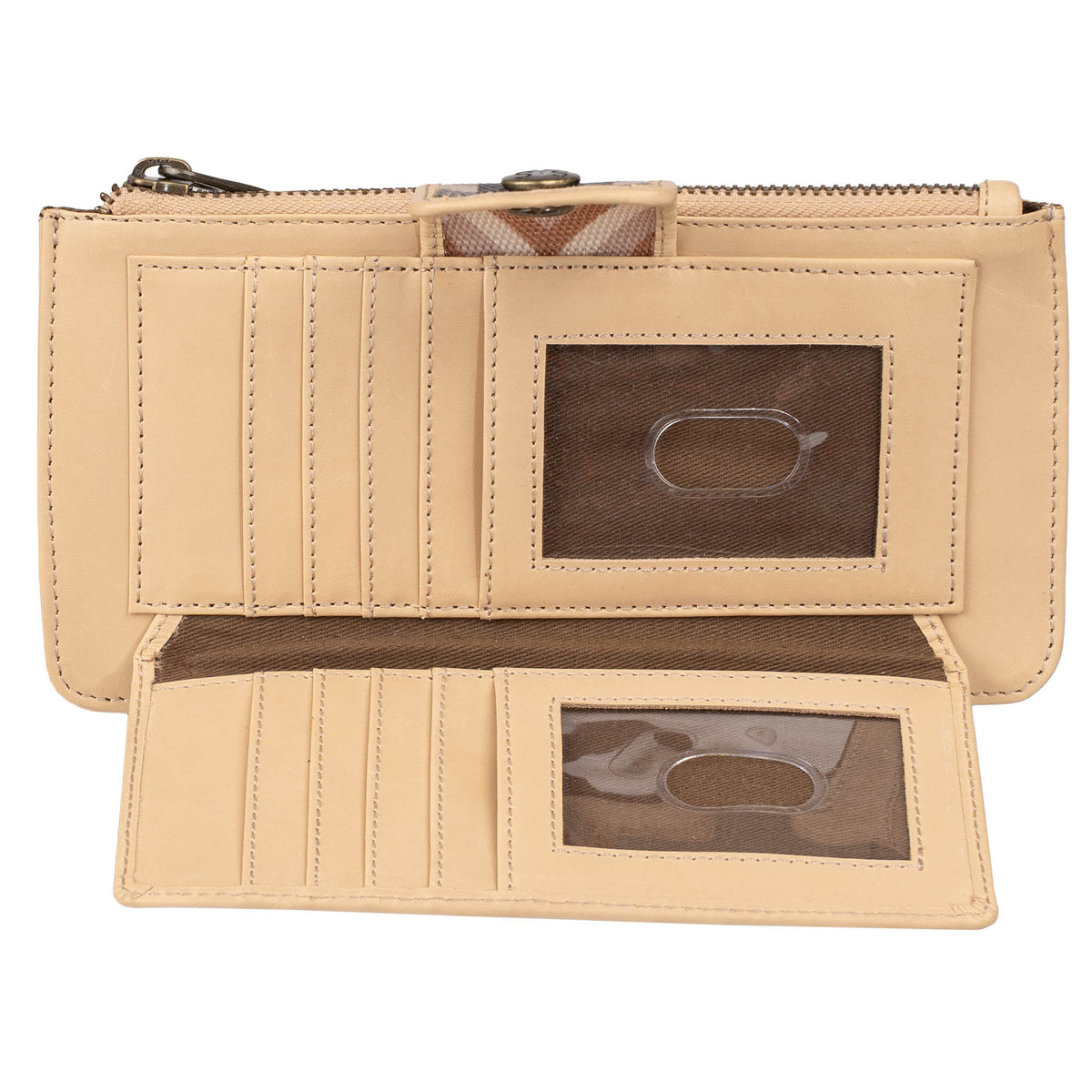 Basic Bliss Buckskin Haley Bifold Wristlet