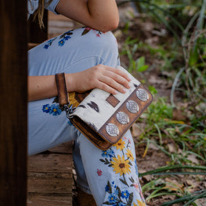 Vaquero Cowhide Evie Organizer