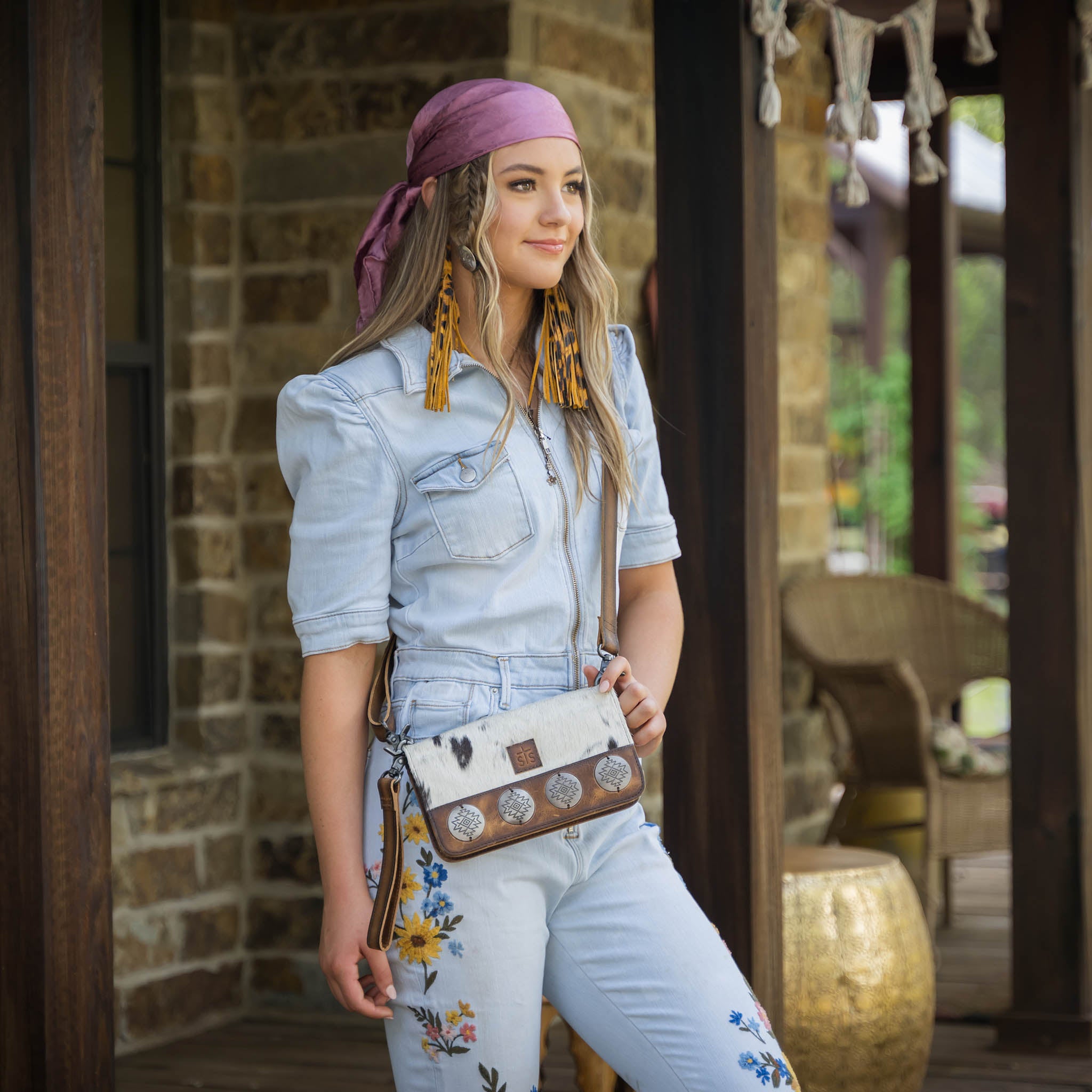 Vaquero Cowhide Evie Organizer – STS Ranchwear