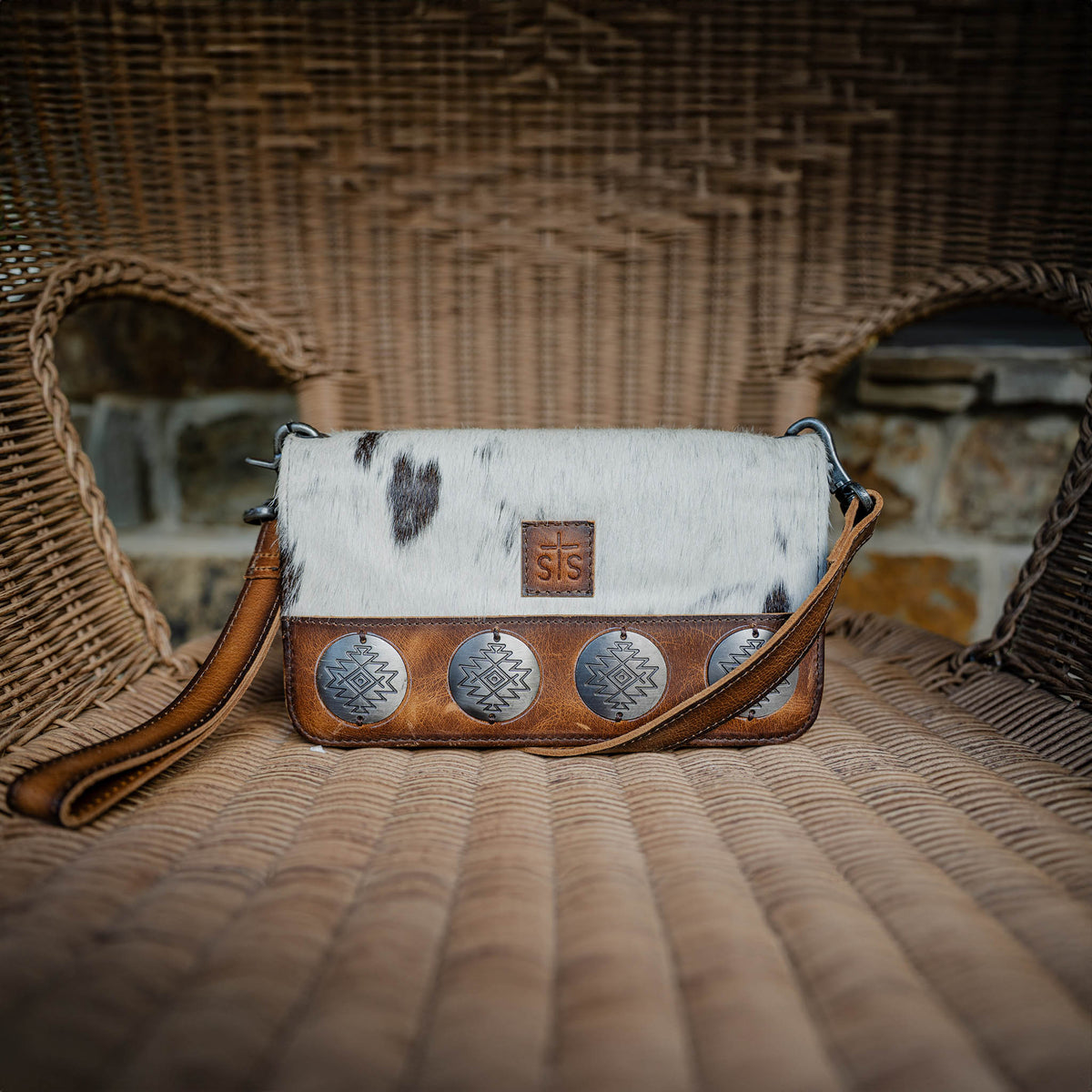Vaquero Cowhide Evie Organizer