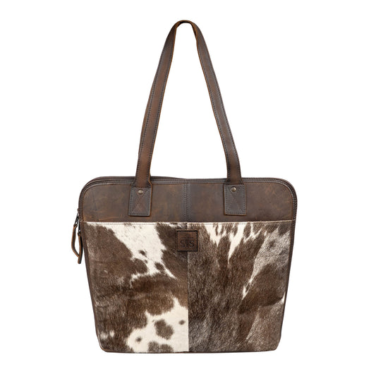 Cowhide Laptop Shopper